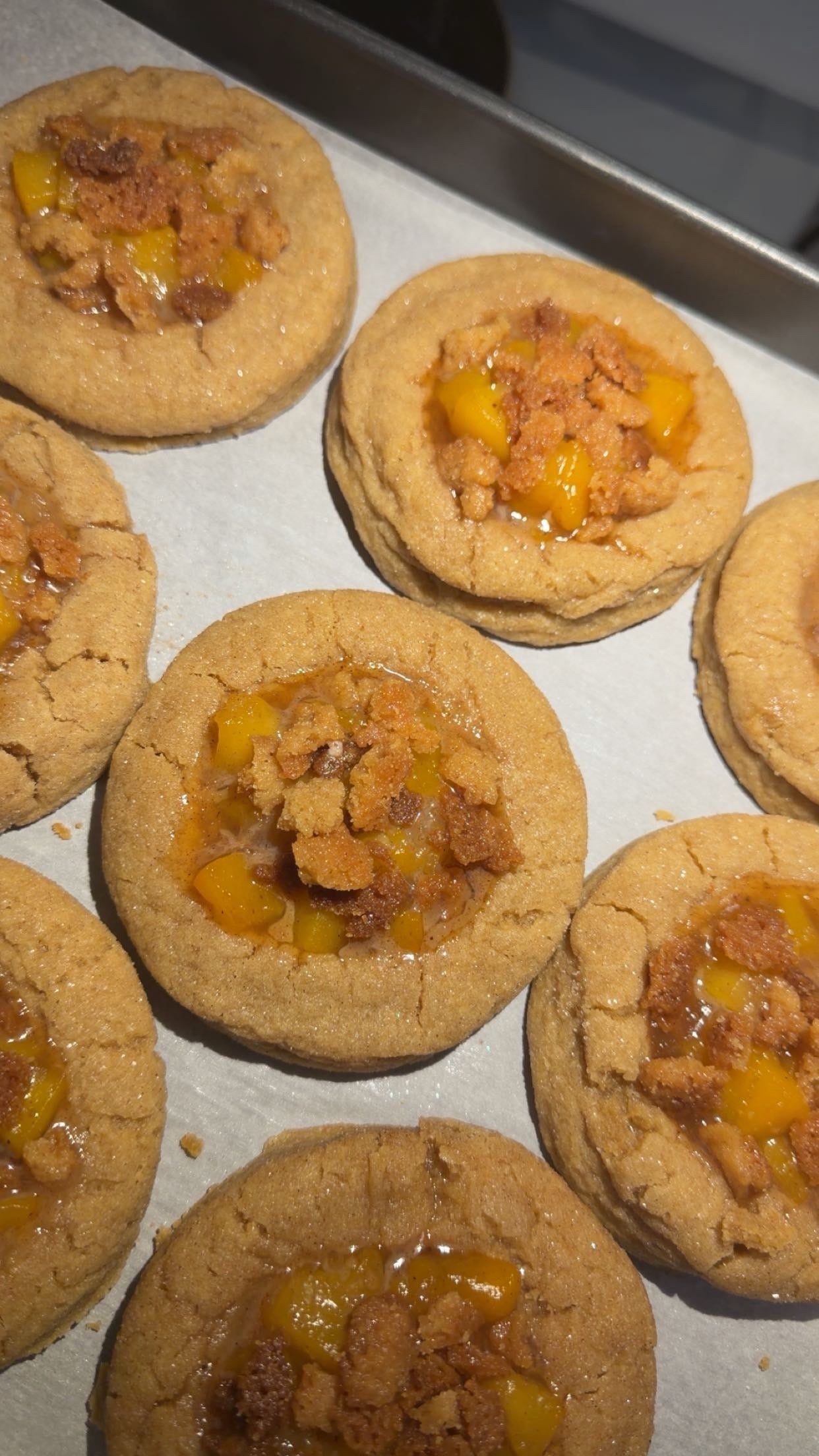 Peach Cobbler cookie