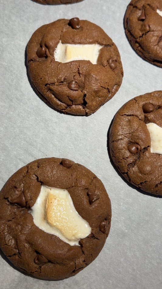 Double Chocolate Chip S’mores cookie